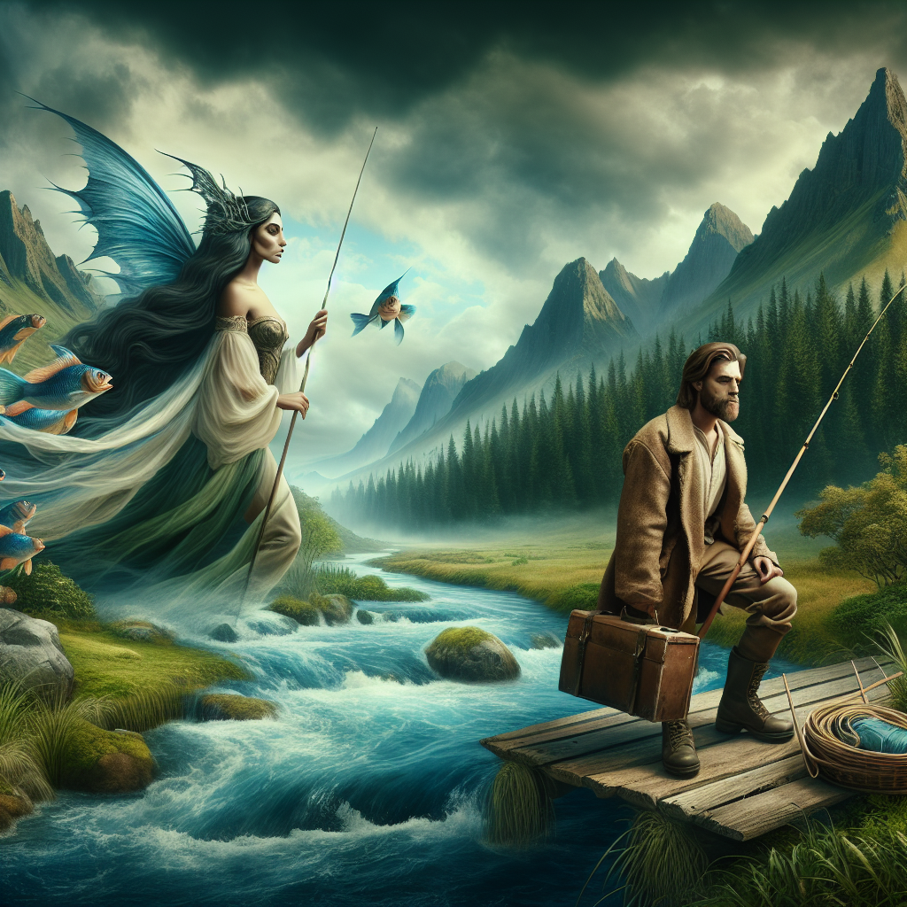 Truyện cổ tích dân gian: Hành trình của con gái thần Nước và chàng đánh cá