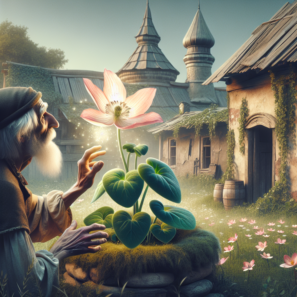 Truyện cổ tích dân gian: Ông lão và phép màu của hoa nở