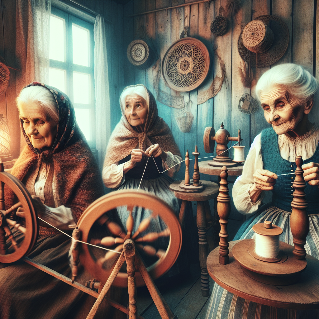 Truyện cổ tích dân gian – Ba bà kéo sợi của Grimm