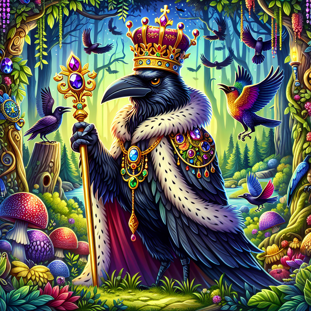 Truyện cổ tích dân gian về Vua Quạ