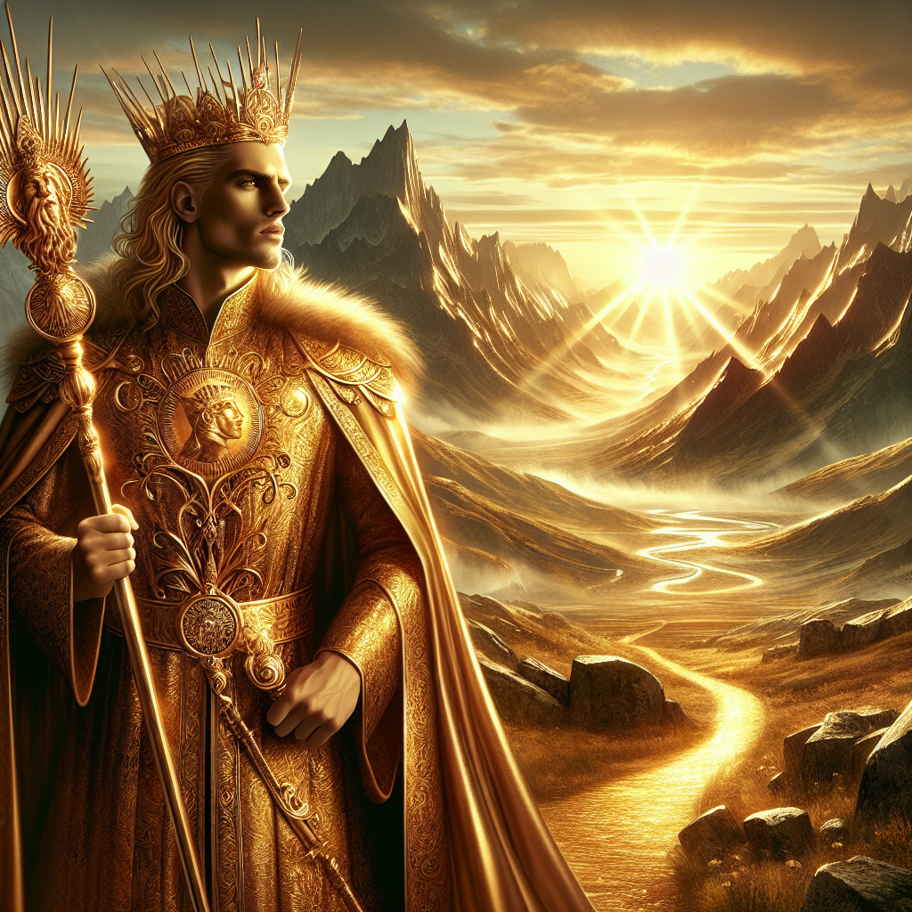 Truyện cổ tích dân gian - Hành trình của Vua Núi Vàng