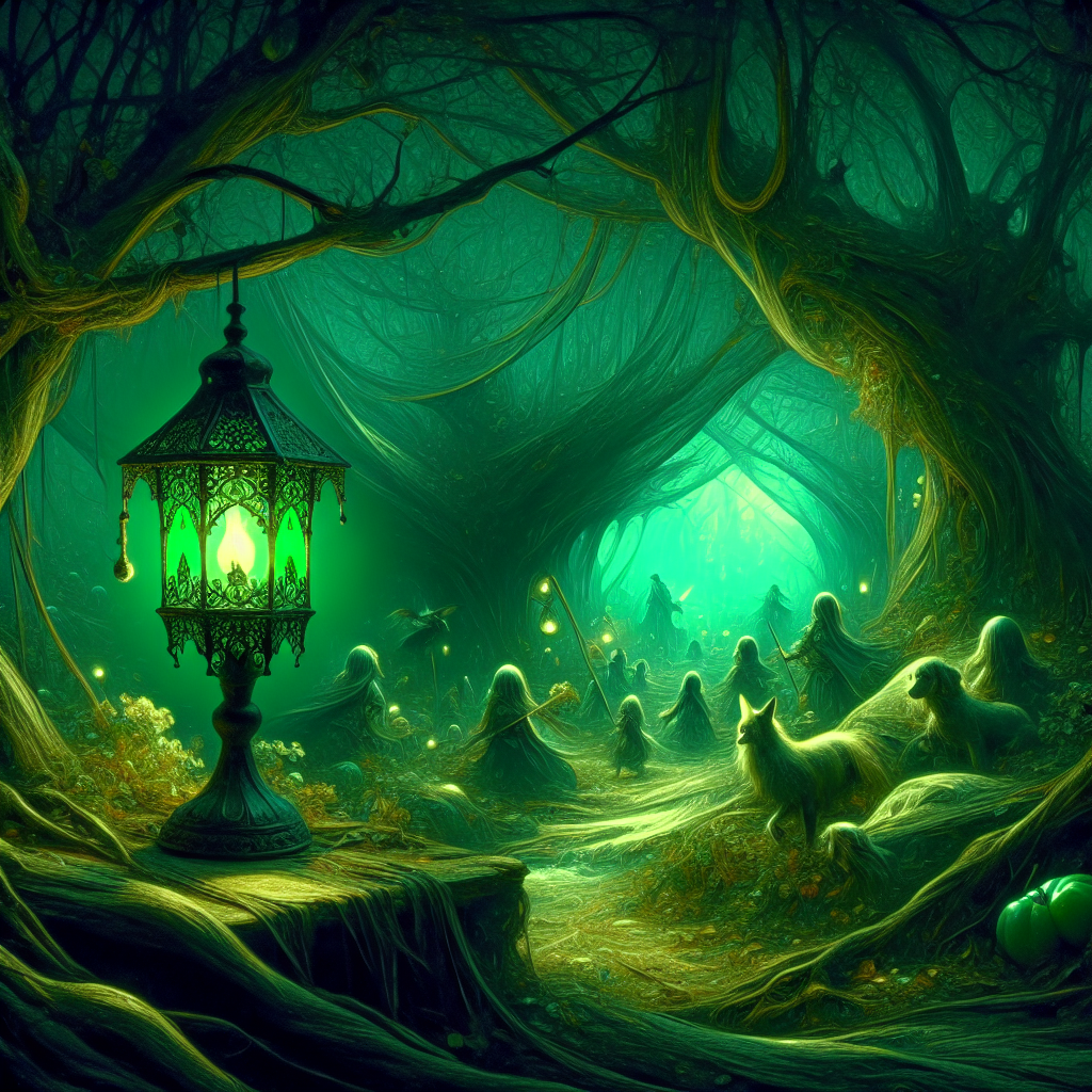 Truyện cổ tích dân gian Grimm – Ánh sáng của ngọn đèn xanh