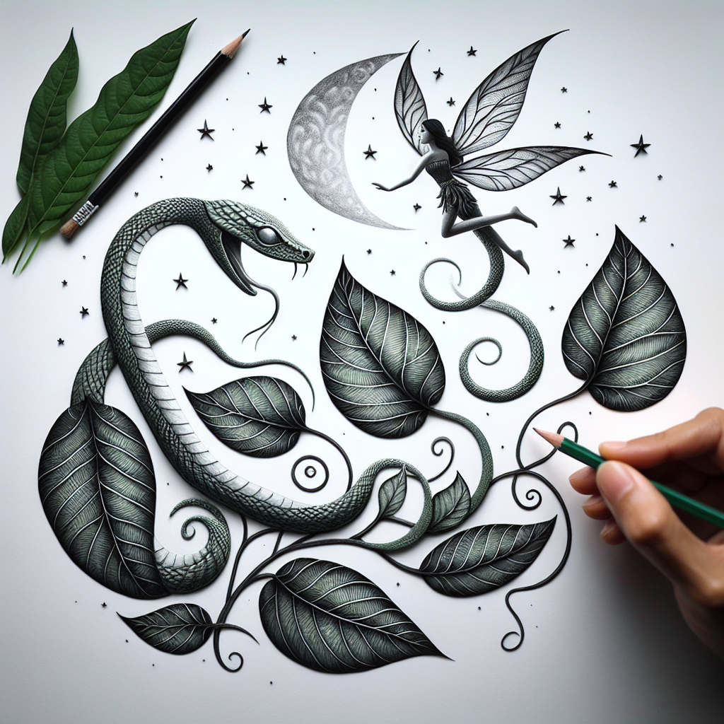 Truyện cổ tích Ba chiếc lá rắn