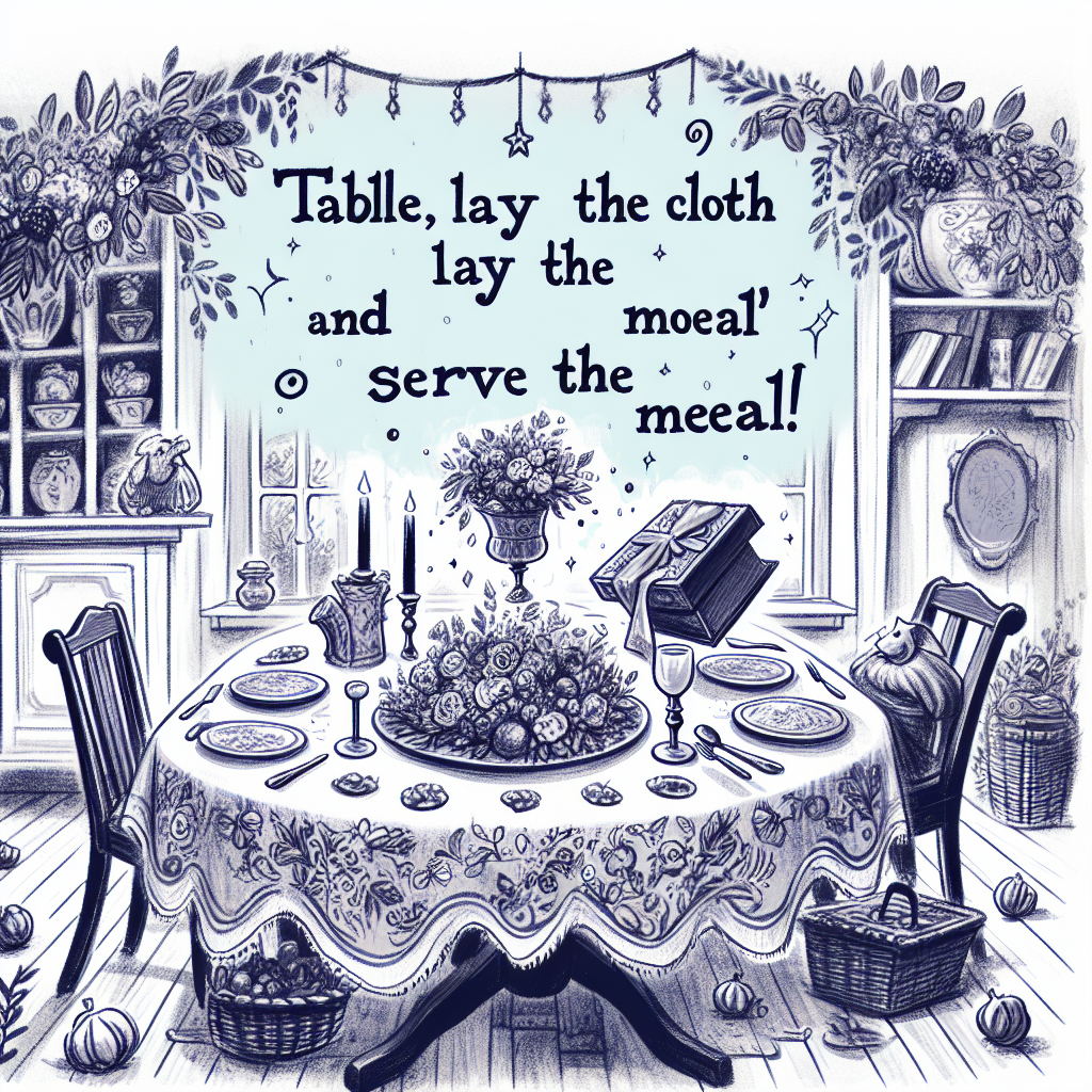 Truyện cổ tích Bàn ơi, trải khăn ra, sắp thức ăn đi! 7 Truyện cổ tích Bàn ơi, trải khăn ra, sắp thức ăn đi!