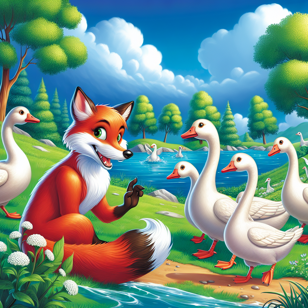 Truyện cổ tích Cáo và đàn ngỗng