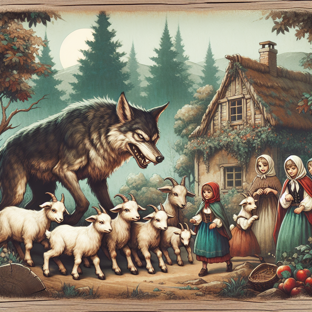 Truyện cổ tích Chó sói và bảy chú dê con