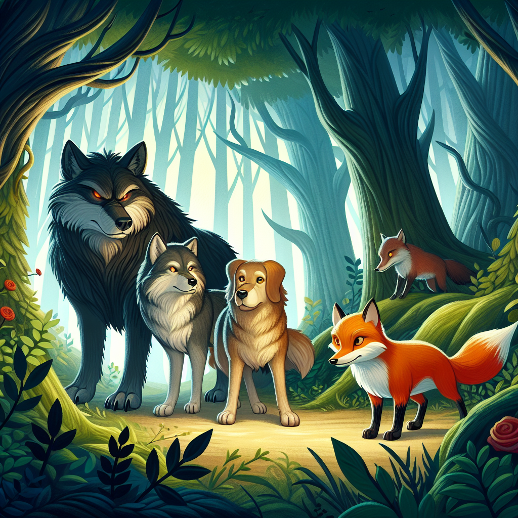 Truyện cổ tích Chó sói và cáo