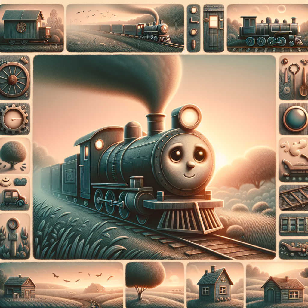 Truyện thiếu nhi: Chú đầu máy xe lửa nhân hậu