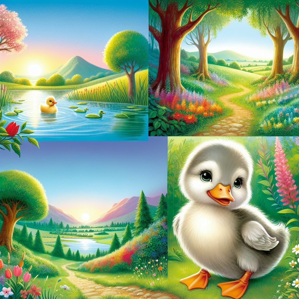 Truyện thiếu nhi: Hành Trình Của Chú Vịt Xám