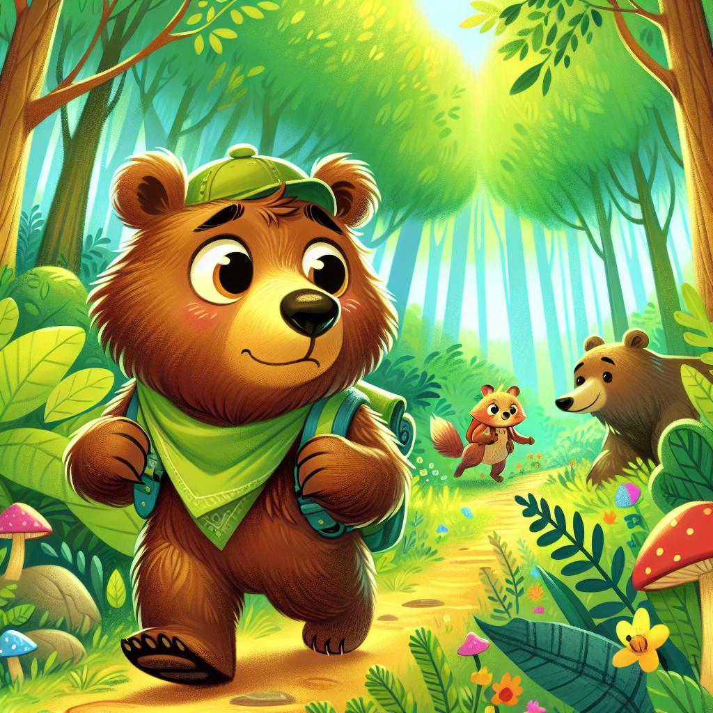 Truyện thiếu nhi: Hành trình khám phá bài học đầu tiên của Gấu con