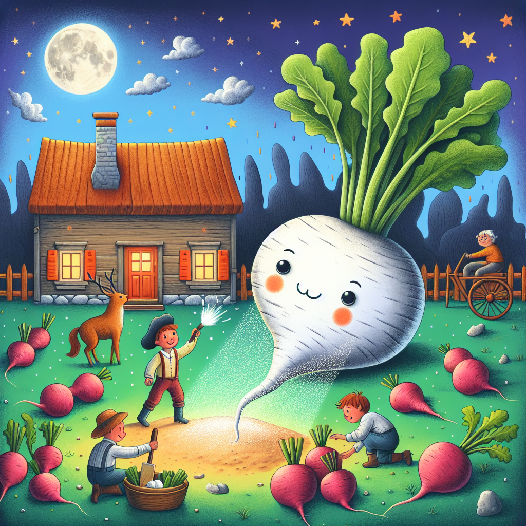 Truyện thiếu nhi – Câu chuyện về Củ cải trắng