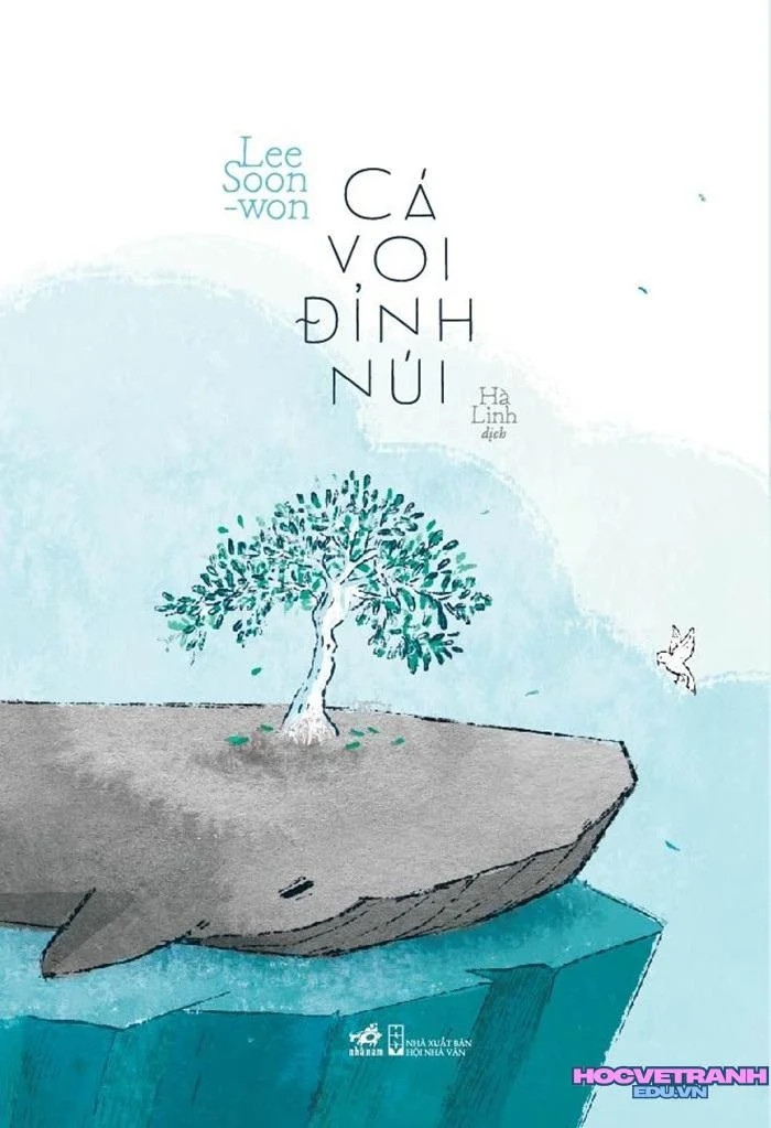 Mẫu vẽ tranh bìa sách với hình ảnh nhân vật cổ tích và màu sắc tươi sáng